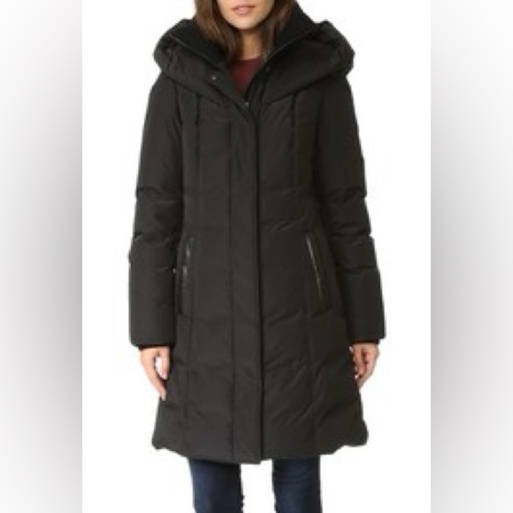 Mackage Leandra Mid-Length Black Down Coat